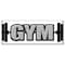 Signmission GYM BANNER SIGN gymnasium workout health club exercise elliptical free weights B-Gym - alternate 1